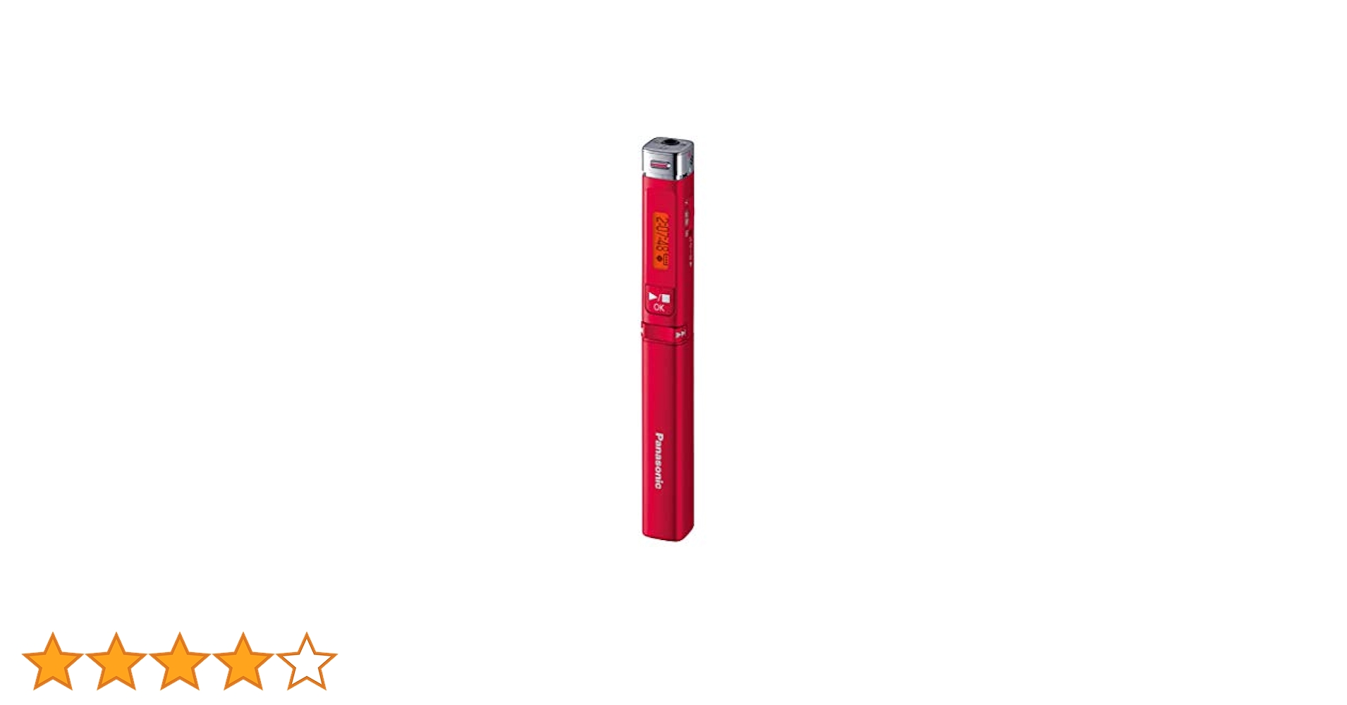 Panasonic RR-XP009 赤 ペン型ICレコーダー Amazon.co.jp: パナソニック ICレコーダー (レッド) RR-XP009-R